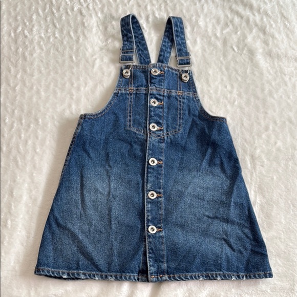 denim overall dress zara Zara trf denim midi